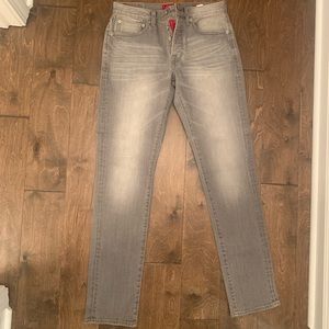 Never worn men’s dark gray jeans lucky brand